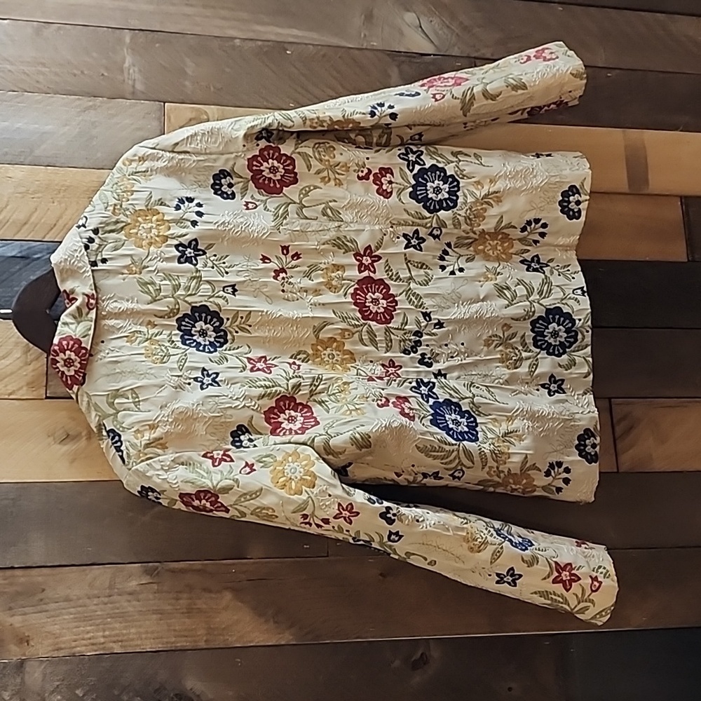 Alfred Dunner Embroidered Multi-colored Jacket - Picture 6 of 6